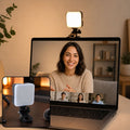 Portable Rechargeable Rgb Camera Led Light With Clip Mount For Content Creation