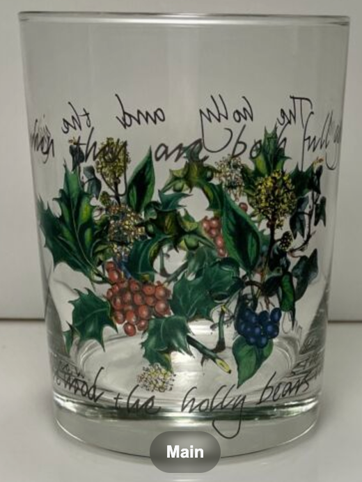Portmeirion Holly and The Ivy Double Old Fashioned 4 1/8"1