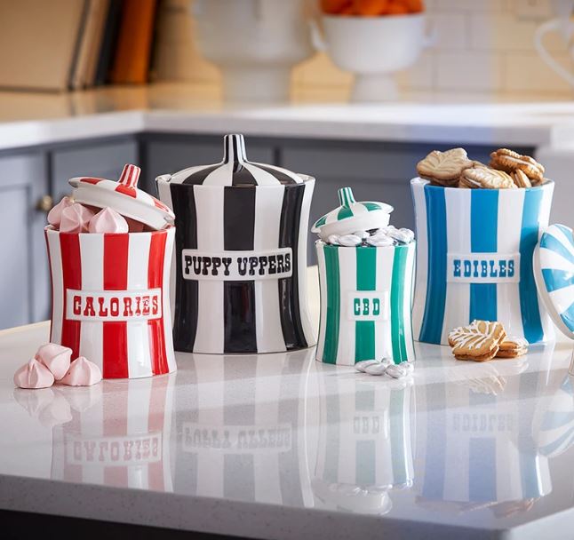 Puppy Uppers Canister - Jonathan Adler