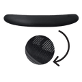 Herman Miller Aeron compatible seat foam insert for Size B and A chairs, black detail view