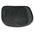 Black mesh seat replacement for Herman Miller Aeron Classic office chair, top view