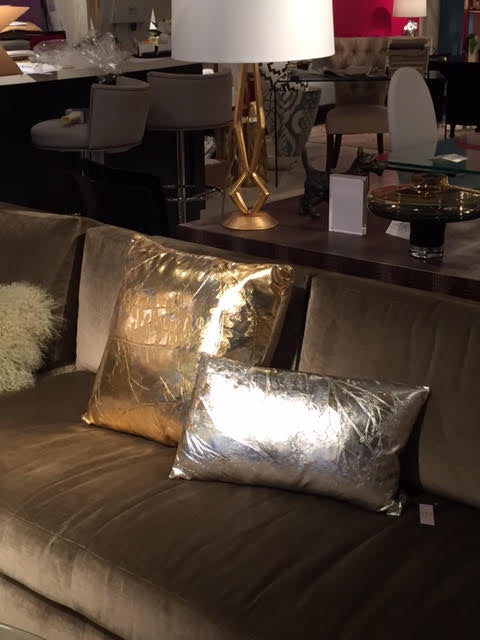 Shade on Gold with Silver - Aviva Stanoff Design Inc.