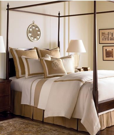 Slubby Ivory Cap Deluca  22x22 Pillow - Legacy