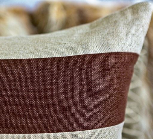 Slubby Linen Striped Pillow 22x22 - Ryan Studio