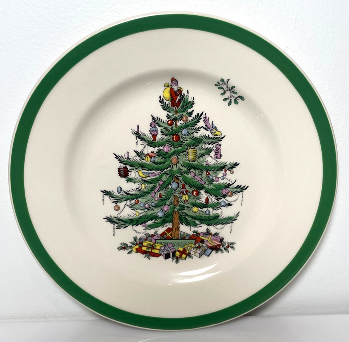 Spode Christmas Tree Salad Plate 7 3/4" England0