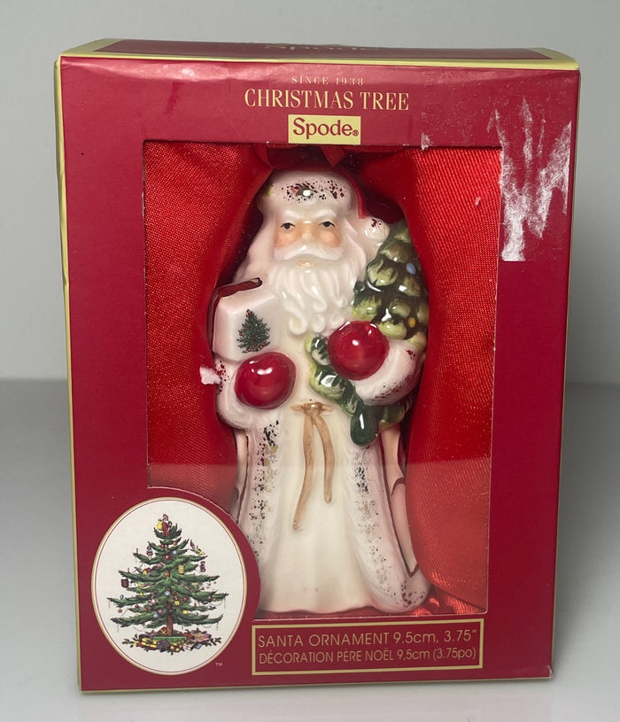 Spode Christmas Tree Santa Ornament 4"0