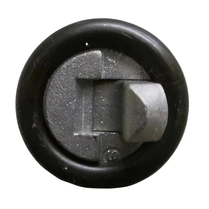Side-activated gas cylinder replacement part for Steelcase Leap office chair, black finish