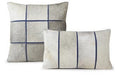 Stenciled Cowhide Oblong Pillow 12" x 20" - Auskin