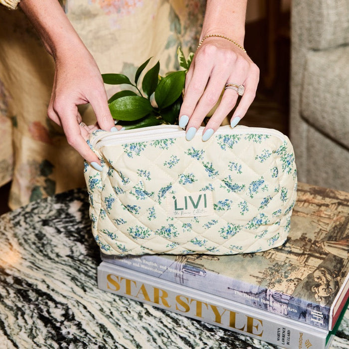 The Livi Starter System™ + Luxe Floral Bag (includes mini LED lamp & all tools & luxe floral bag)