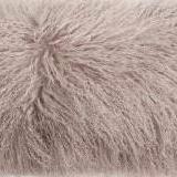 Tibetan Lamb Pillow Birch 11" x 22" - Auskin