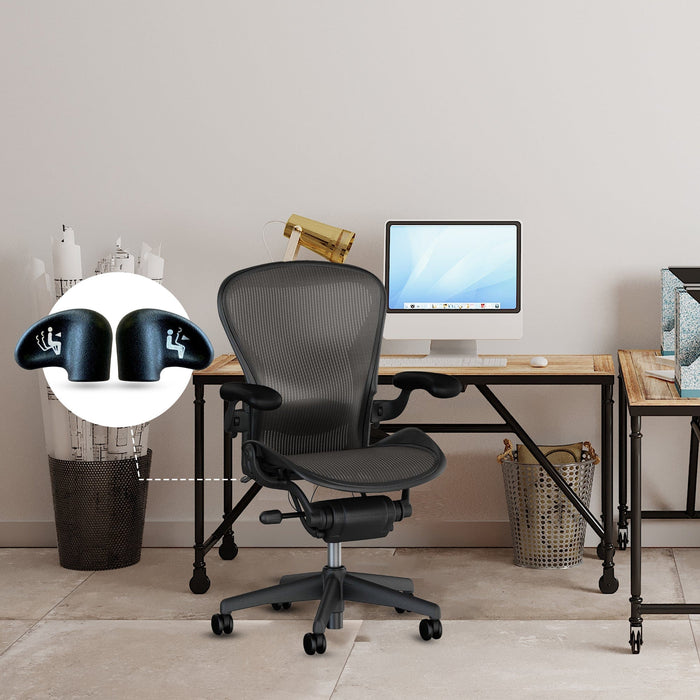 Tilt knob replacement parts for Herman Miller Aeron chair in modern office setting