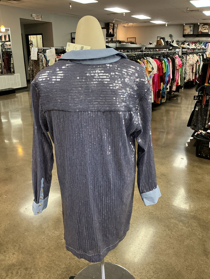 Top Ls By Pilcro In Blue, Size:Xs