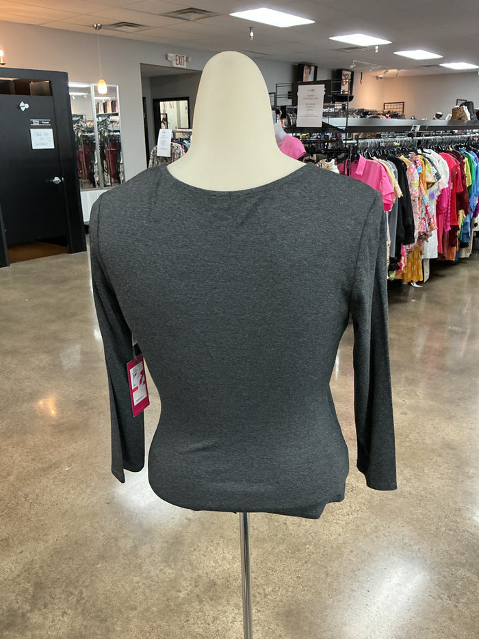 Top Ls By Vince Camuto In Grey, Size:Xs