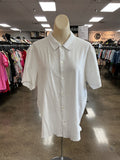 Top Ss By Theory In White, Size:Xl
