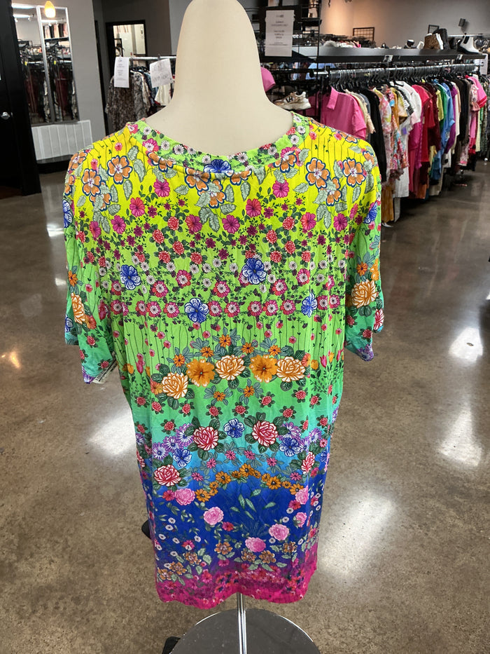 Top Ss Designer By Johnny Was In Multi, Size:Xl
