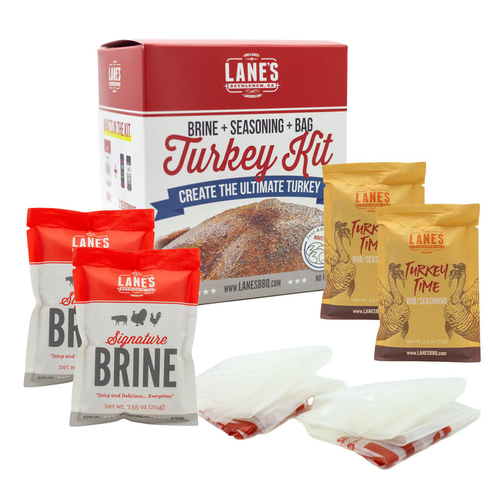 Ultimate Turkey Brine Kit (Signature Brine + Rub + Brine Bags) - 2 Use