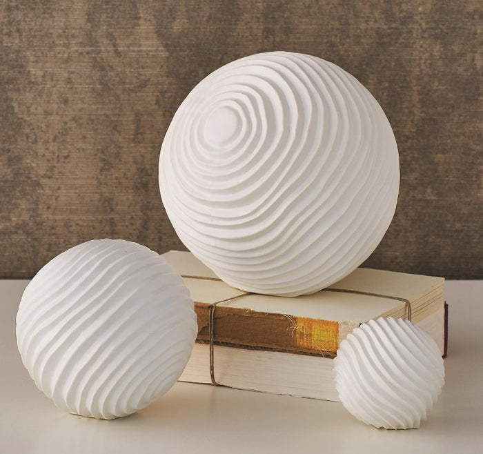 Varenne Sphere, Matte White - Global Views
