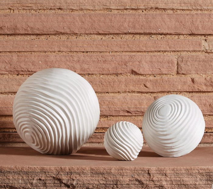 Varenne Sphere, Matte White - Global Views