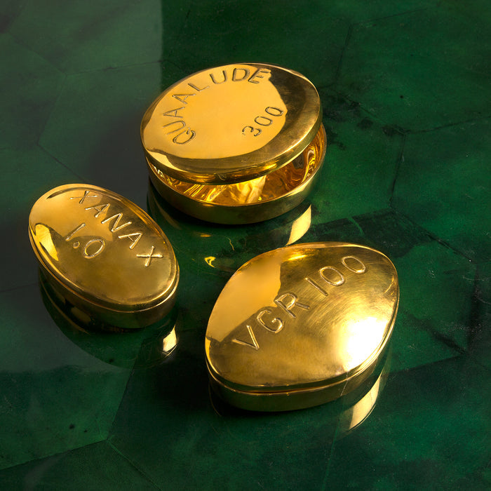 Viagra Brass Pill Box - Jonathan Adler