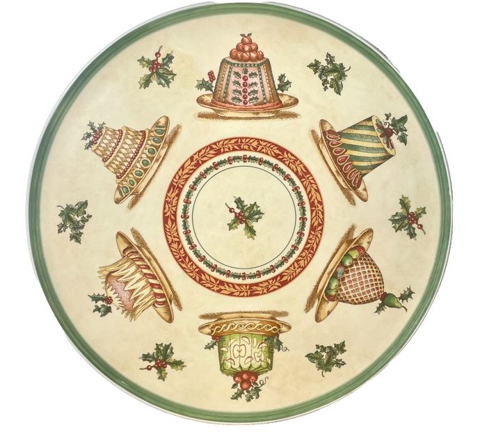 Villeroy & Boch Festive Memories Cake Plate 11 3/4"0