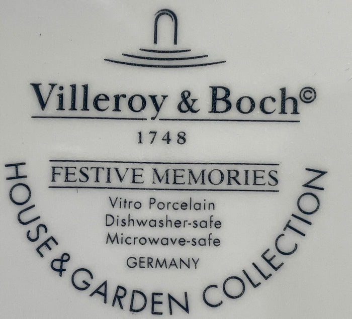 Villeroy & Boch Festive Memories Cake Plate 11 3/4"1