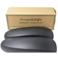 Pair of black vinyl arm pads for Herman Miller Aeron Classic chairs from Office Logix Shop