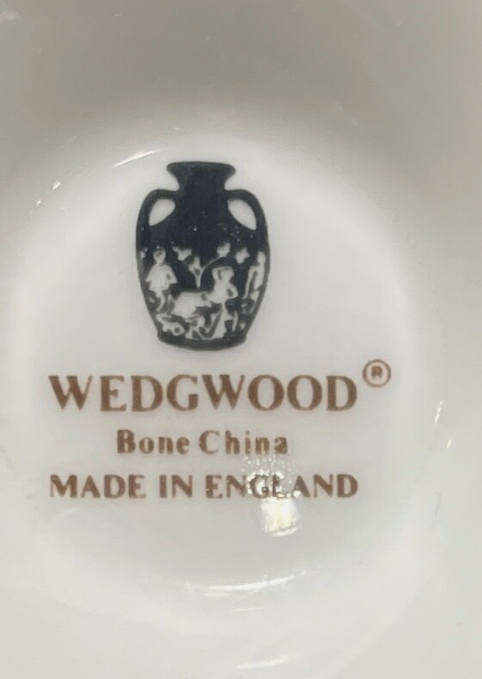 Wedgwood Amherst Platinum Cup and Saucer Set1