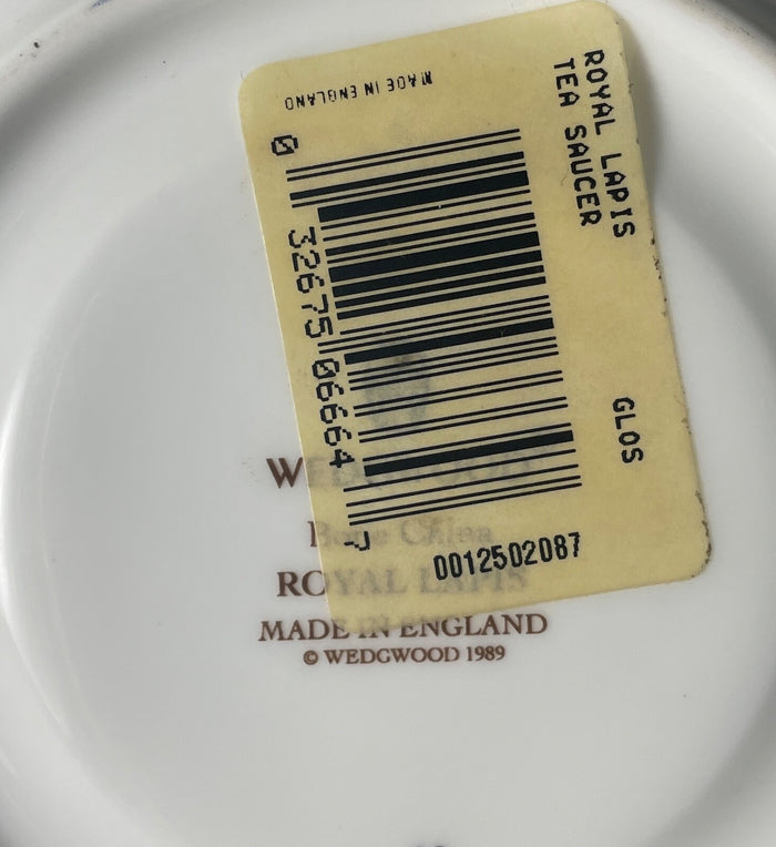 Wedgwood Royal Lapis Saucer 5 5/8"1