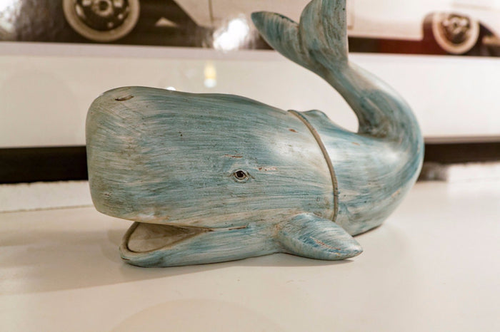 Whale Tale Blue Bookends - Two's Company