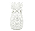 White Resin Pineapple Decorative Vase - Two's Company